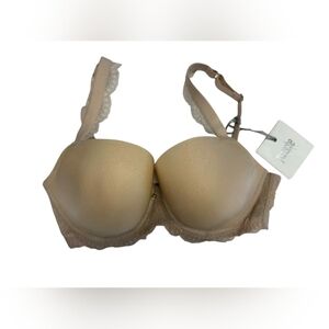 Panache Black NWT Ardour TShirt Bra Nude Size 32E